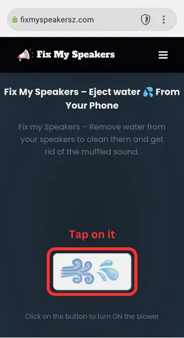 hit the fixmyspeakersz button